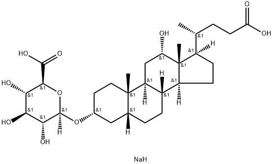 Deoxycholic Acid 3-O-β-D-Glucuronide Disodium Salt Structure