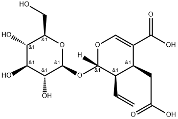 四乙酰开联番木鳖苷, 59472-23-0, 结构式