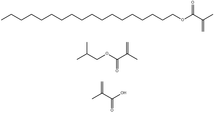 2-Propenoic acid, 2-methyl-, polymer with 2-methylpropyl 2-methyl-2-propenoate and octadecyl 2-methyl-2-propenoate|甲基丙烯酸与甲基丙烯酸异丁酯和甲基丙烯酸十八烷基酯的聚合物