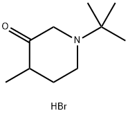 1-(叔丁基)-4-甲基哌啶-3-酮 结构式