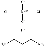 propyldiammonium manganese tetrachloride Structure