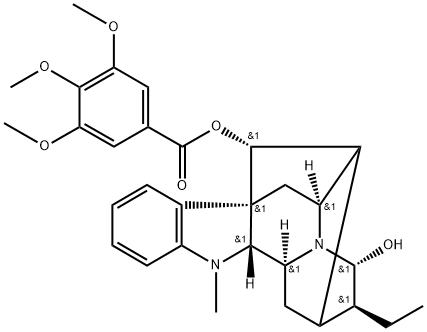 萝芙木明碱, 59846-31-0, 结构式