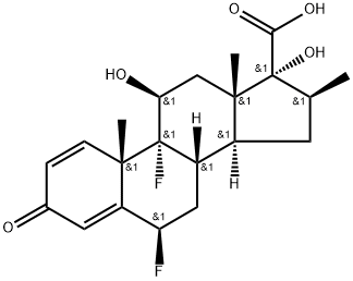 氟替卡松杂质49,59860-87-6,结构式