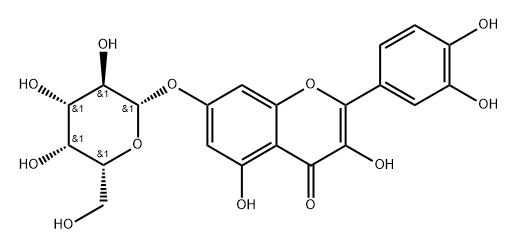7-(β-D-Galactopyranosyloxy)-3,3',4',5-tetrahydroxyflavone Structure