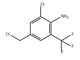 4-Amino-3-chloro-5-(trifluoromethyl)benzyl chloride,600725-45-9,结构式