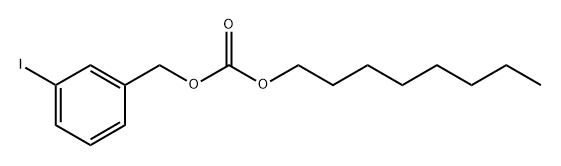 Carbonic acid, (3-iodophenyl)methyl octyl ester Structure