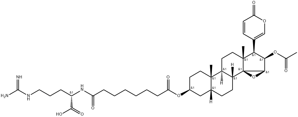 华蟾蜍毒,60113-07-7,结构式