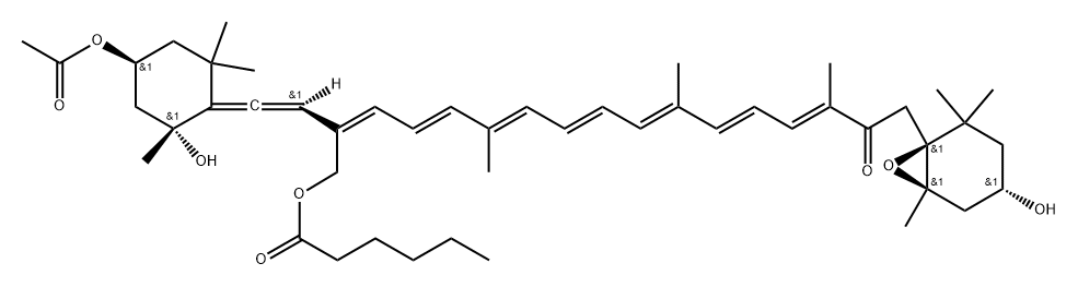 HEX-FUCOXANTHIN, 19'-(SH),60147-85-5,结构式