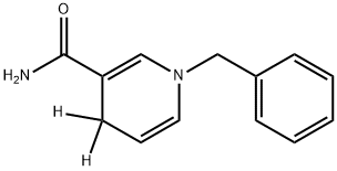 3-Pyridine-4-d-carboxamide, 1,4-dihydro-4-d-1-(phenylmethyl)- Struktur