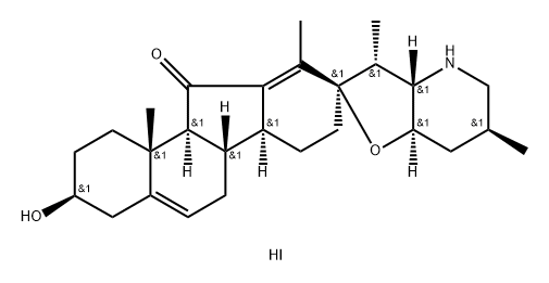 Jervine hydrochloride Structure