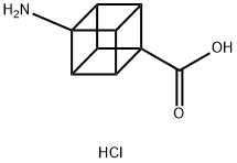 4-氨基五环[4.2.0.02,5.03,8.04,7]辛烷-1-羧酸盐酸盐,60462-23-9,结构式
