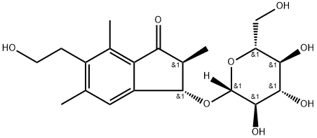 Pterosin C 3-glucoside Struktur