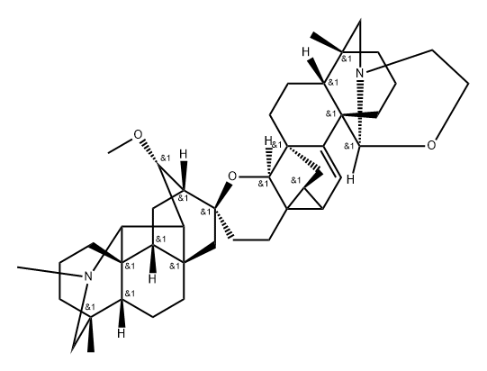 (13S)-13-メトキシスタフィサグリン 化学構造式