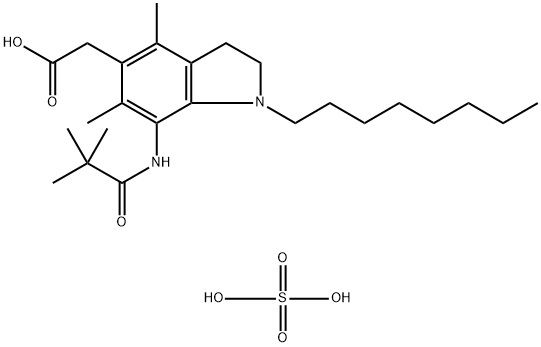 Pactimibe sulfate 化学構造式