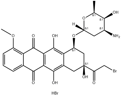 Doxorubicin EP Impurity C HBr Struktur