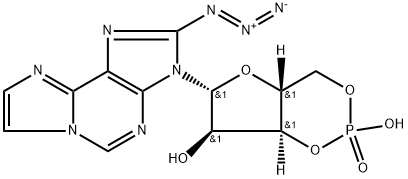 8-Azido-cAMP,60902-12-7,结构式