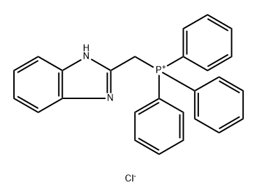 Phosphonium, (1H-benzimidazol-2-ylmethyl)triphenyl-, chloride (1:1) Struktur