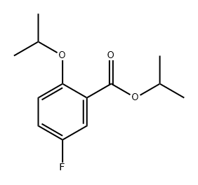 Propan-2-yl 5-fluoro-2-(propan-2-yloxy)benzoate,610797-46-1,结构式