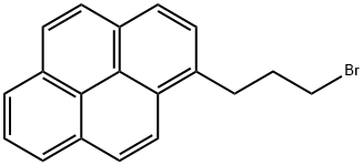 1-(1-pyrenyl)-3-bromopropane Struktur