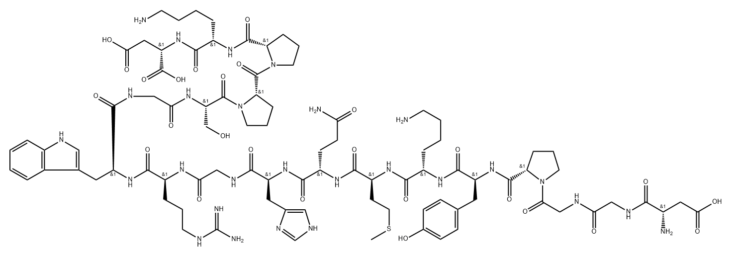 MSH, beta, Gly(10)- Structure