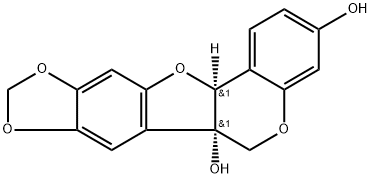 6A-羟基高丽槐素,61218-44-8,结构式