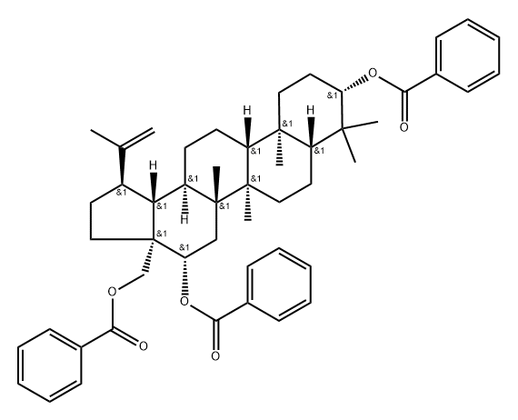 Lup-20(29)-ene-3,16,28-triol, tribenzoate, (3β,16β)- (9CI) 结构式