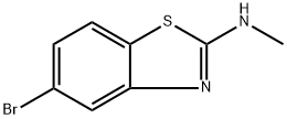 5-溴-N-甲基-1,3-苯并噻唑-2-胺 结构式