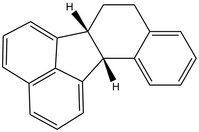 Benzo[j]fluoranthene, 6b,7,8,12b-tetrahydro-, cis- (9CI) Structure