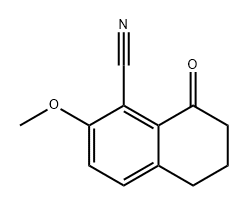 2-methoxy-8-oxo-5,6,7,8-tetrahydronaphthalene-1-carbonitrile,61362-79-6,结构式