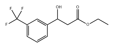 Ethyl 3-hydroxy-3-(3-(trifluoromethyl)phenyl)propanoate Structure