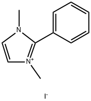 1,3-二甲基-2-苯基-碘化1H咪唑,61372-52-9,结构式