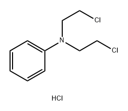N,N-Bis(2-chloroethyl)aniline hydrochloride Structure