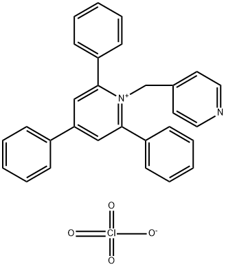 2,4,6-Triphenyl-1-(pyridin-4-ylmethyl)pyridin-1-ium perchlorate Structure