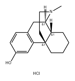 Levorphanol hydrochloride Struktur