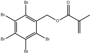 聚(甲基丙烯酸五溴苄酯), 61803-56-3, 结构式