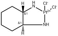 Platinum, dichloro(1,2-cyclohexanediamine-N,N')-, [sp-4-2-(1S-trans)]- Structure
