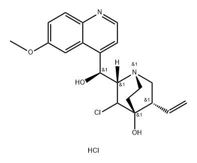 7-CHLORO-4-HYDROXYQUINIDINEHYDROCHLORIDE,61886-51-9,结构式