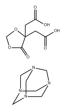 5-oxo-1,3-dioxolane-4,4-diacetic acid, compound with 1,3,5,7-tetraazatricyclo[3.3.1.13,7]decane (1:1)|METHENAMINE ANHYDROMETHYLENECITRATE