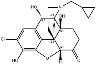 2-Chloro-10-hydroxynaltrexone Structure