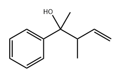 Benzenemethanol, α-methyl-α-(1-methyl-2-propen-1-yl)-,61967-11-1,结构式