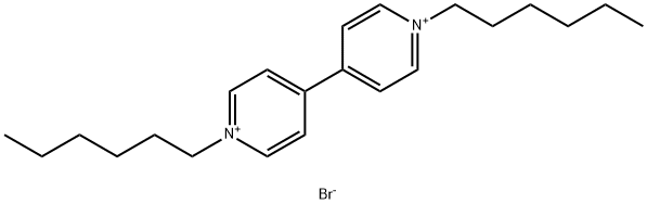 4,4'-Bipyridinium, 1,1'-dihexyl-, bromide (1:2) 结构式