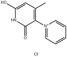 1,3'-Bipyridinium, 6'-hydroxy-4'-methyl-2'-oxo-, chloride (1:1) Struktur