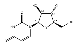 1-(3'-chloro-3'-deoxyarabinofuranosyl)uracil,6216-53-1,结构式