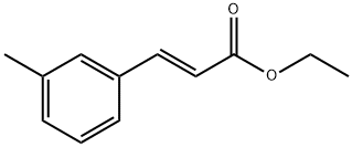 (E)-3-(间甲苯基)丙烯酸乙酯,62174-97-4,结构式