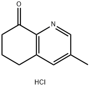 3-Methyl-6,7-dihydroquinolin-8(5H)-one hydrochloride Struktur