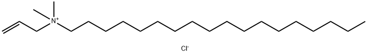 1-Octadecanaminium, N,N-dimethyl-N-2-propen-1-yl-, chloride (1:1) Structure