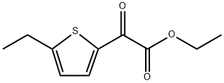 ethyl 2-(5-ethylthiophen-2-yl)-2-oxoacetate Struktur