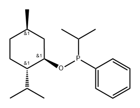 rel-(1-Methylethyl)phenylphosphinous acid (1S*)-2β*-(1-methylethyl)-5α*-methylcyclohexane-1α*-yl ester|