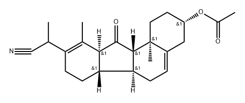 6242-71-3 D-Homo-C-norgona-5,17-diene-17-acetonitrile, 3alpha-hydroxy-alpha,10,1 7a-trimethyl-11-oxo-, acetate