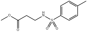 β-Alanine, N-[(4-methylphenyl)sulfonyl]-, methyl ester Structure